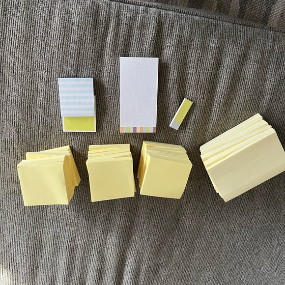 Yellow Sticky Notes and Notepad Set - Picture 2 of 2